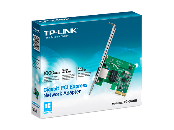 Placa de Red TP-Link TG-3468 v4.0 PCIe Gigabit 10/100/1000Mbps